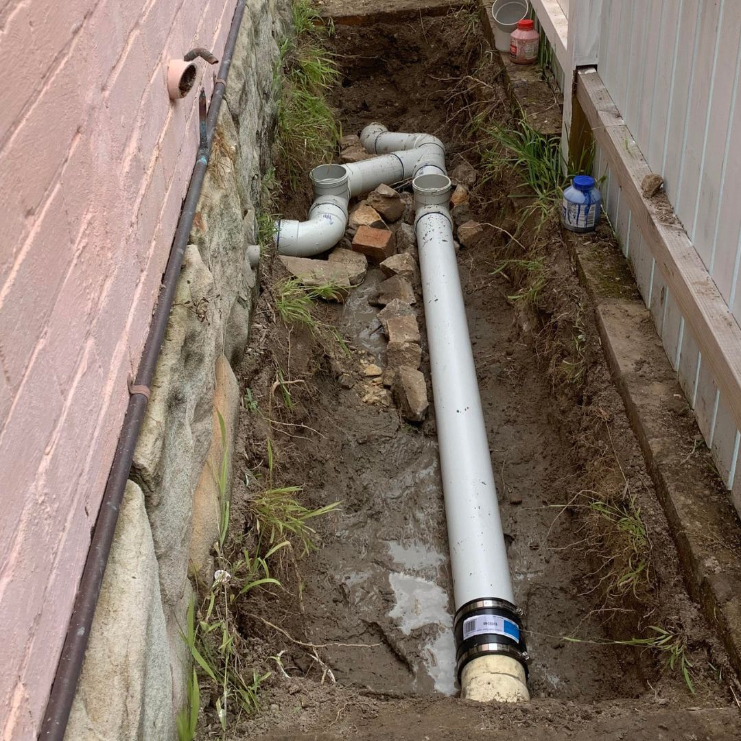 drains and sewers installation